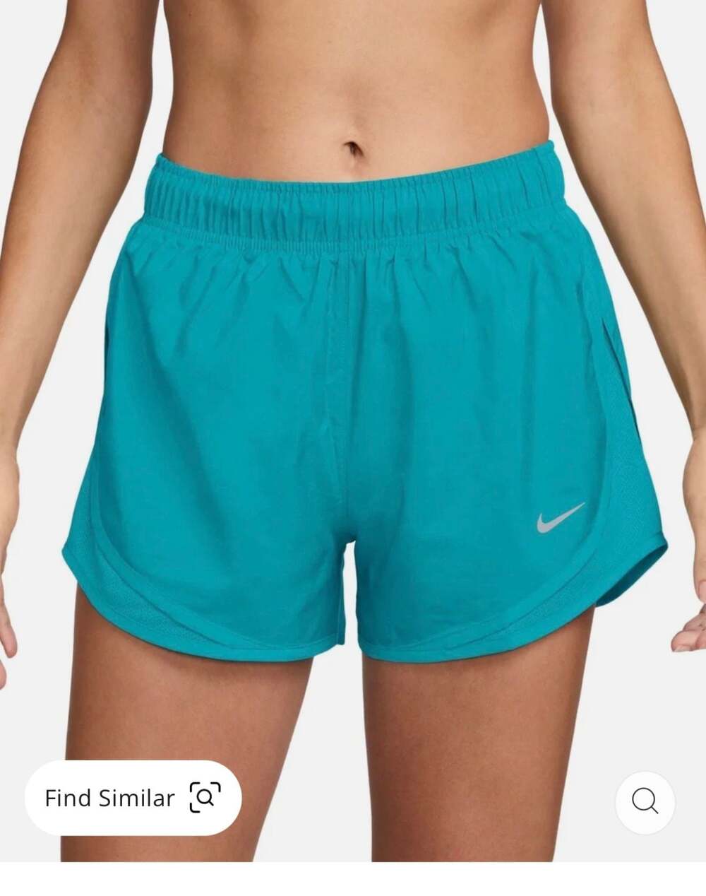 Nike Women's Tempo Dri-FIT Running Shorts in Teal